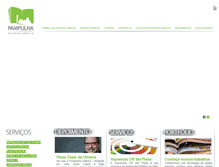 Tablet Screenshot of pampulhaeditora.com.br